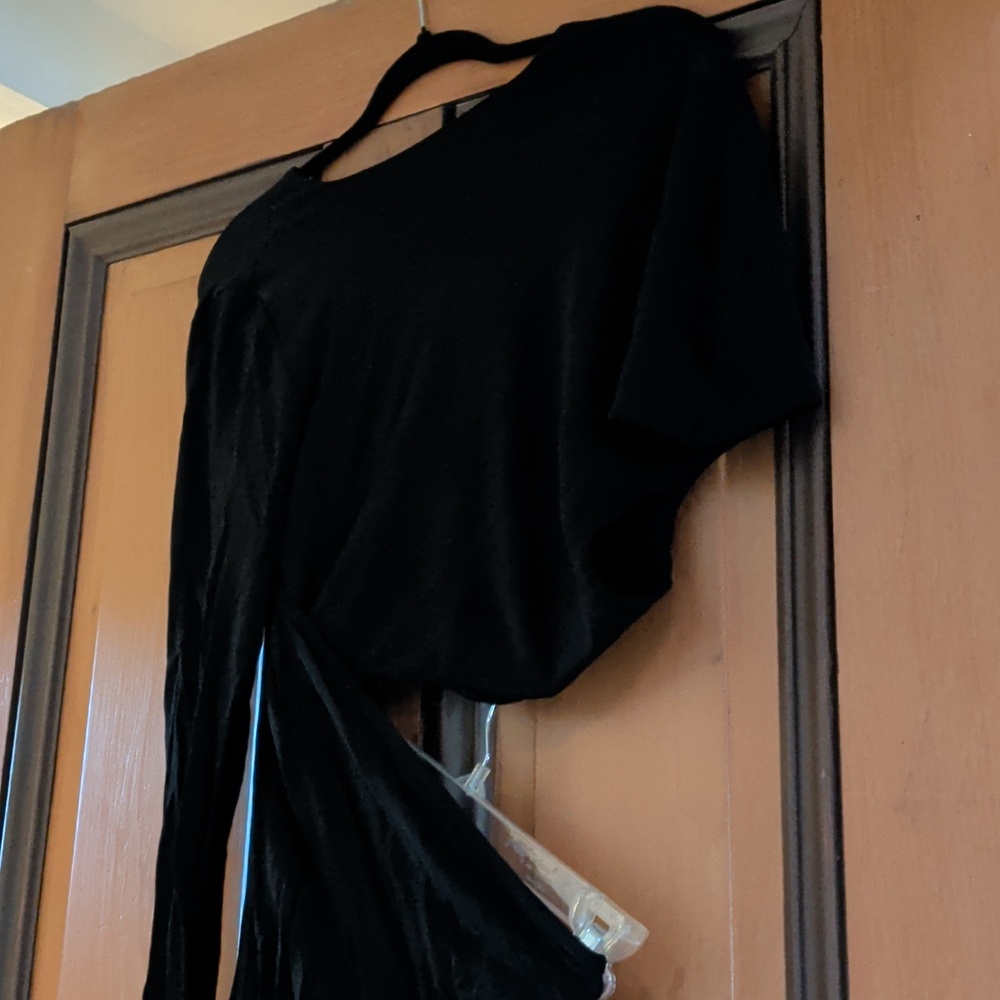 Christopher Esber Black Dress with Silver Metal Details - Picture 6 of 8